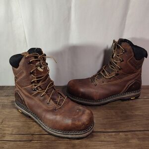 Irish Setter EDGERTON 8” Boots Mens 13 D Brown 83876 Ultra Dry Waterproof Safety